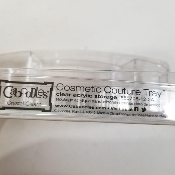 Caboodles Clear Acrylic Cosmetic Couture Nail Tray - Picture 3 of 11